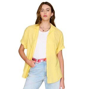 Xirena Channing Shirt Bright Yellow Size Large